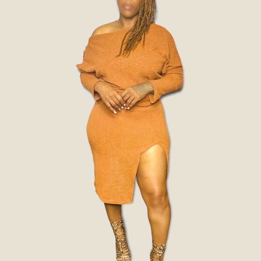 Corduroy Midi Dress